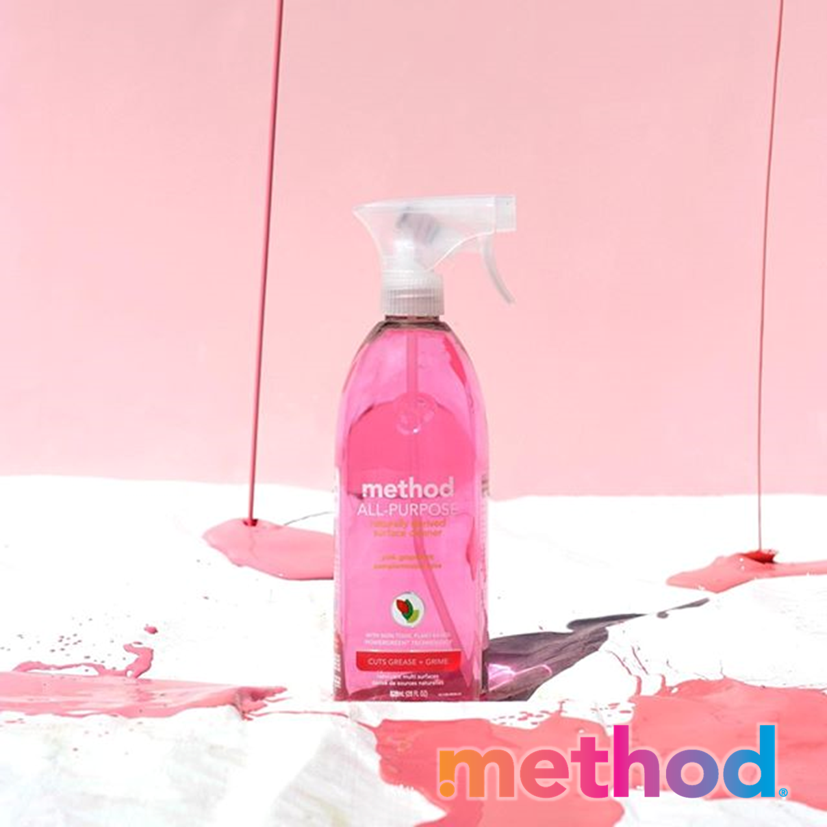 Method All Purpose Cleaner, Pink Grapefruit - 28 fl oz bottle