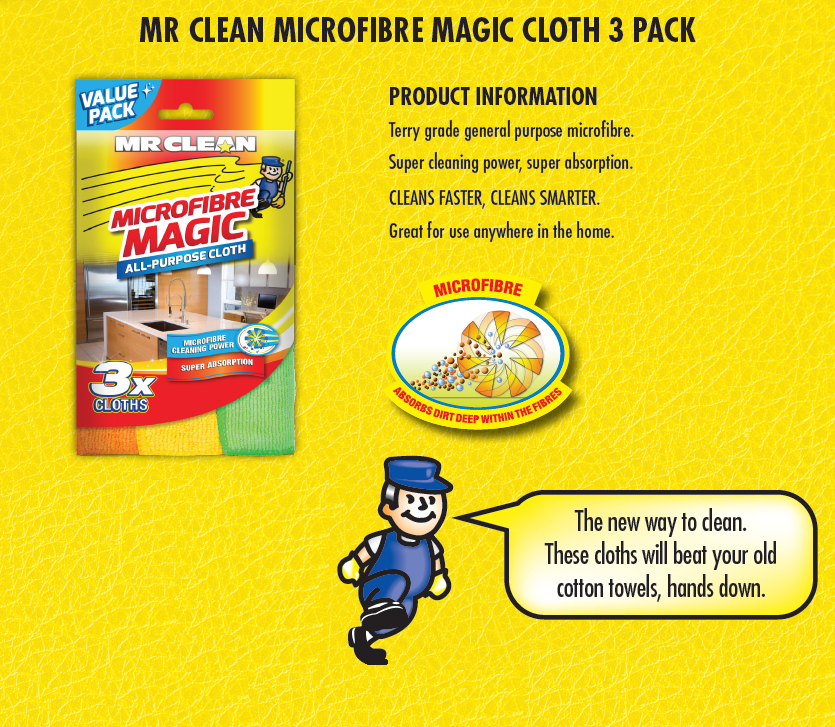 Magic Cloth Microfiber Cloth (3-Pack)